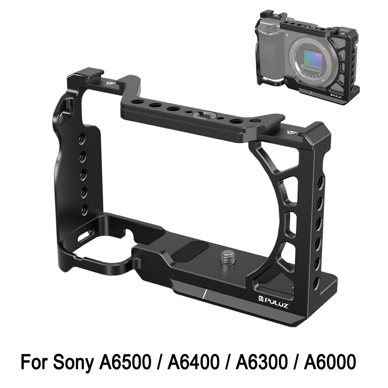 Sony Camera A6400 - โครงยึดกล้องโลหะ PULUZ สำหรับกล้อง Sony A6500 /