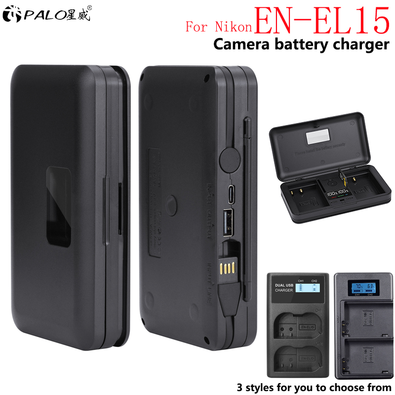 Sony Camera A6400 - เครื่องชาร์จแบตเตอรี่พร้อมจอ LCD รุ่น EN-EL15C EL15C EN