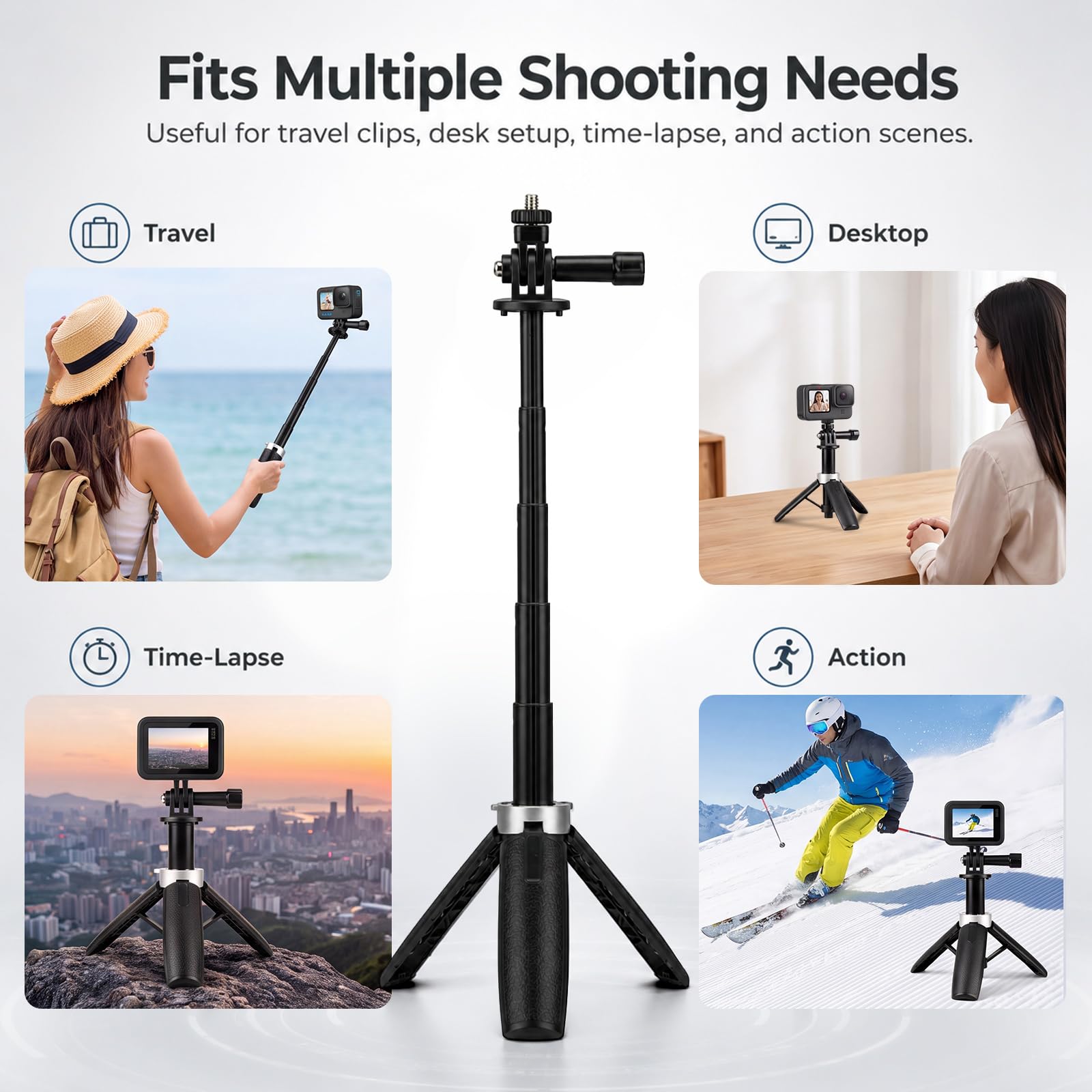 ขาตั้งกล้องแบบพับได้ขนาดเล็ก ป - Gopro Action Camera Hero 12 Black บทวิจารณ์และราคา