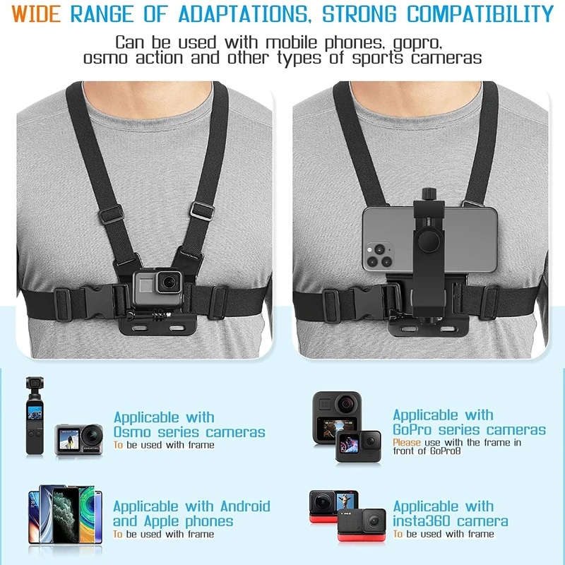 สายคาดหน้าอกสำหรับติดตั้งโทรศั - Gopro Action Camera Hero 12 Black บทวิจารณ์และราคา