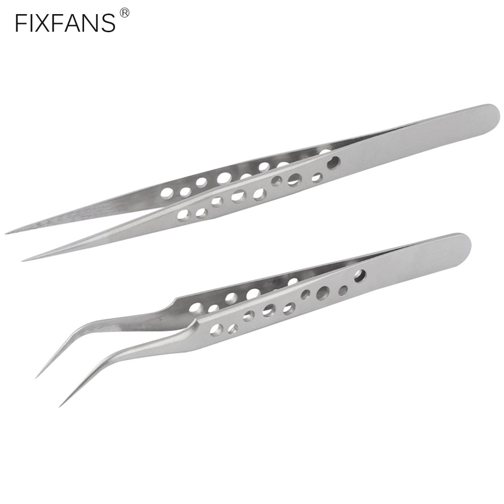 แหนบสแตนเลสความแม่นยําสูงเป็นพ - Smd Tweezer Set บทวิจารณ์และราคา